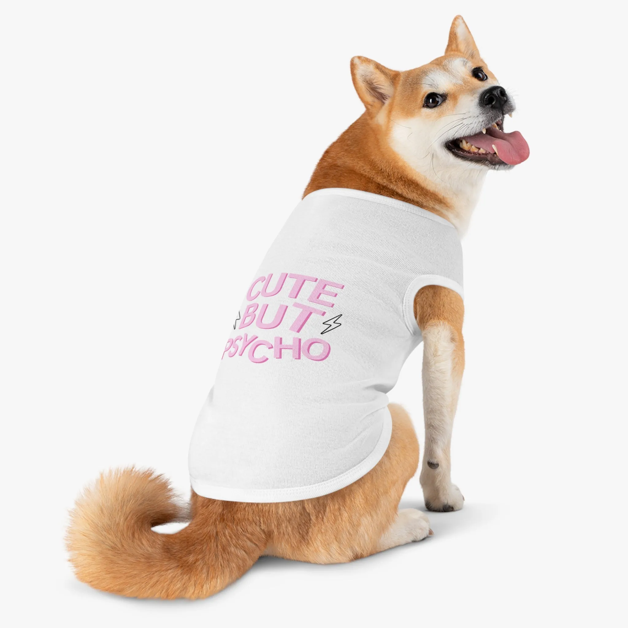 'Cute But Psycho' Pet Tank Top