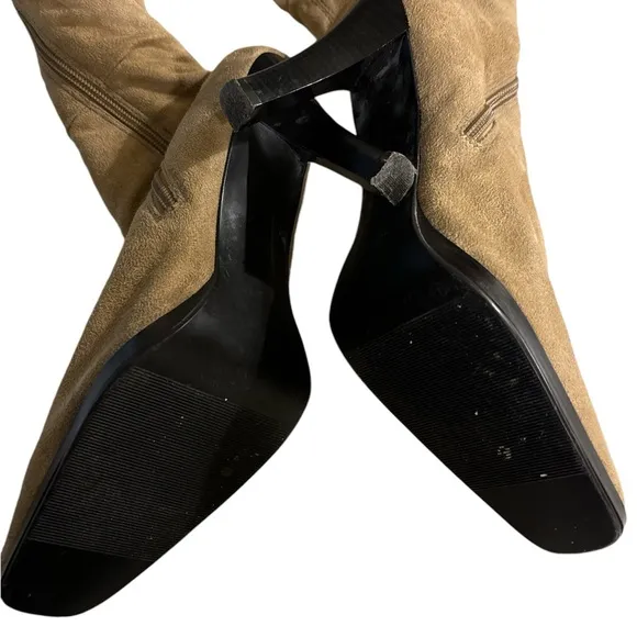 🎃Diba Tan Heels with High Slender Heel and Sleek Pointed Toe
