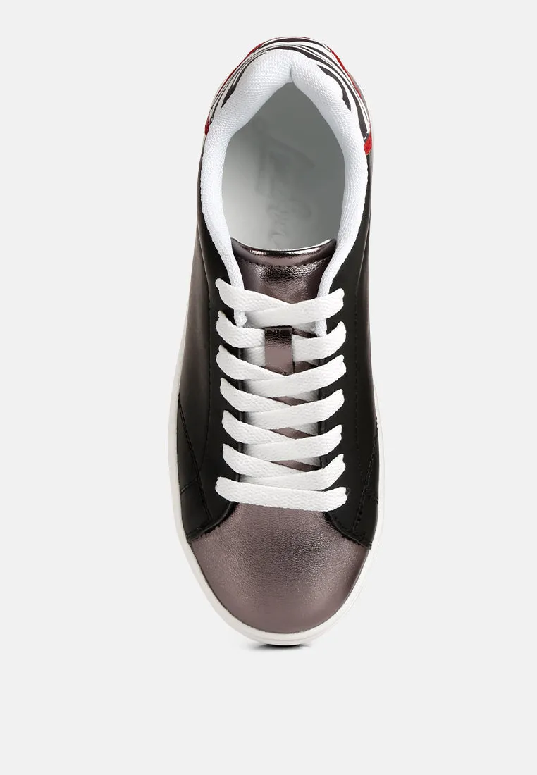Dory Metallic Accent Sneakers By Ruw