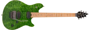 EVH WOLFGANG STANDARD QM, BAKED MAPLE FINGERBOARD, TRANSPARENT GREEN 5107003587