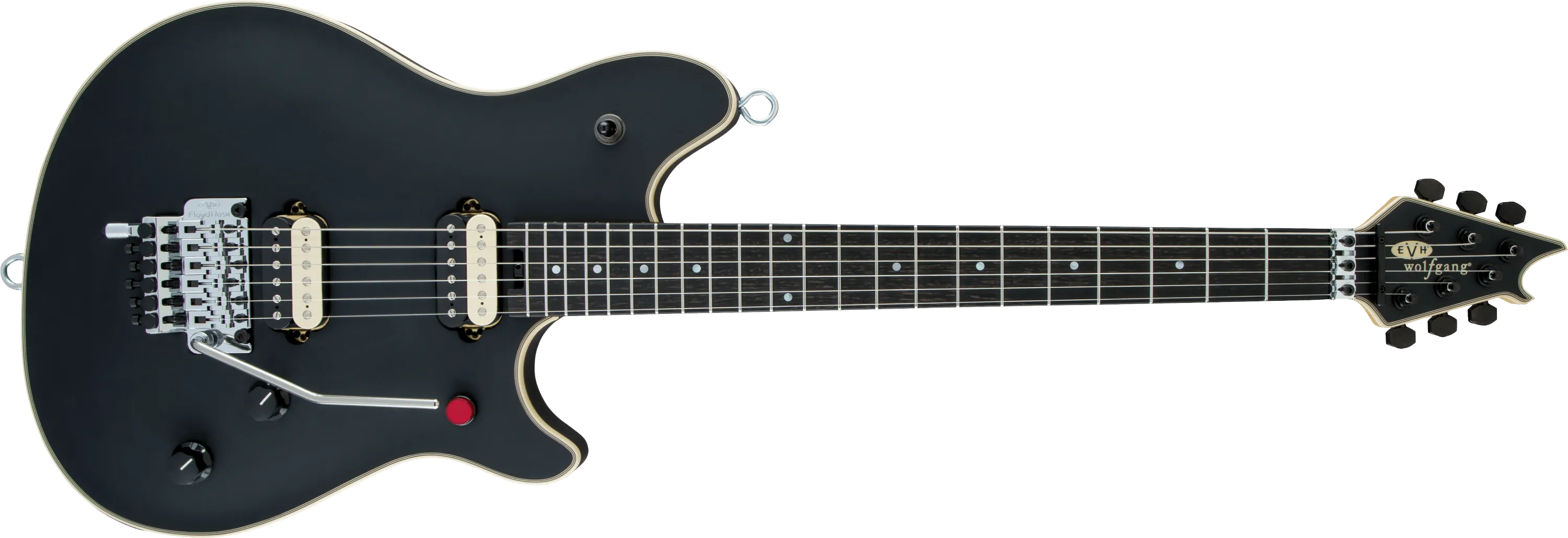 EVH Wolfgang USA Edward Van Halen Signature Guitar w/Ebony Fingerboard in Stealth