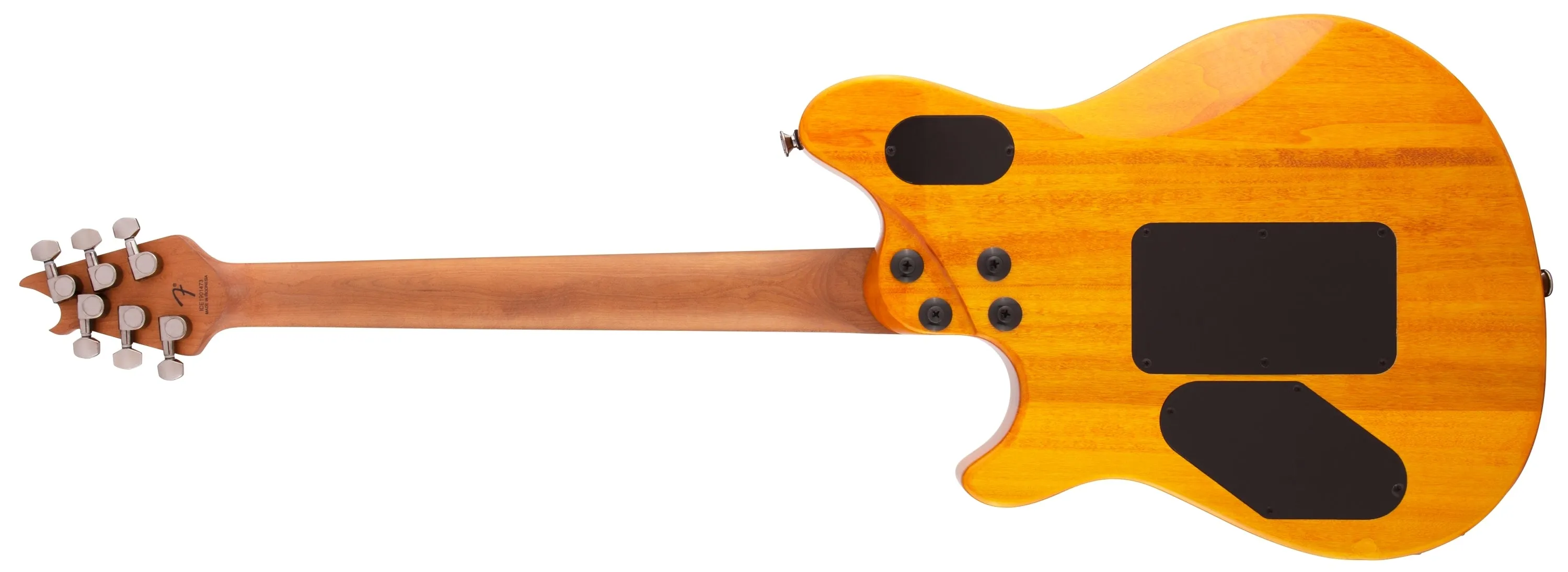 EVH Wolfgang WG Standard QM, Baked Maple Fingerboard in Transparent Amber
