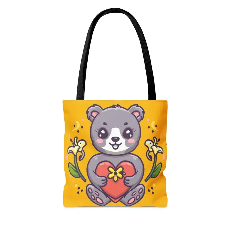 Fall in Love with the Cute Teddy Bear Tote Bag