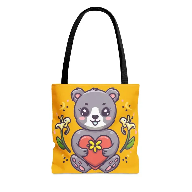 Fall in Love with the Cute Teddy Bear Tote Bag