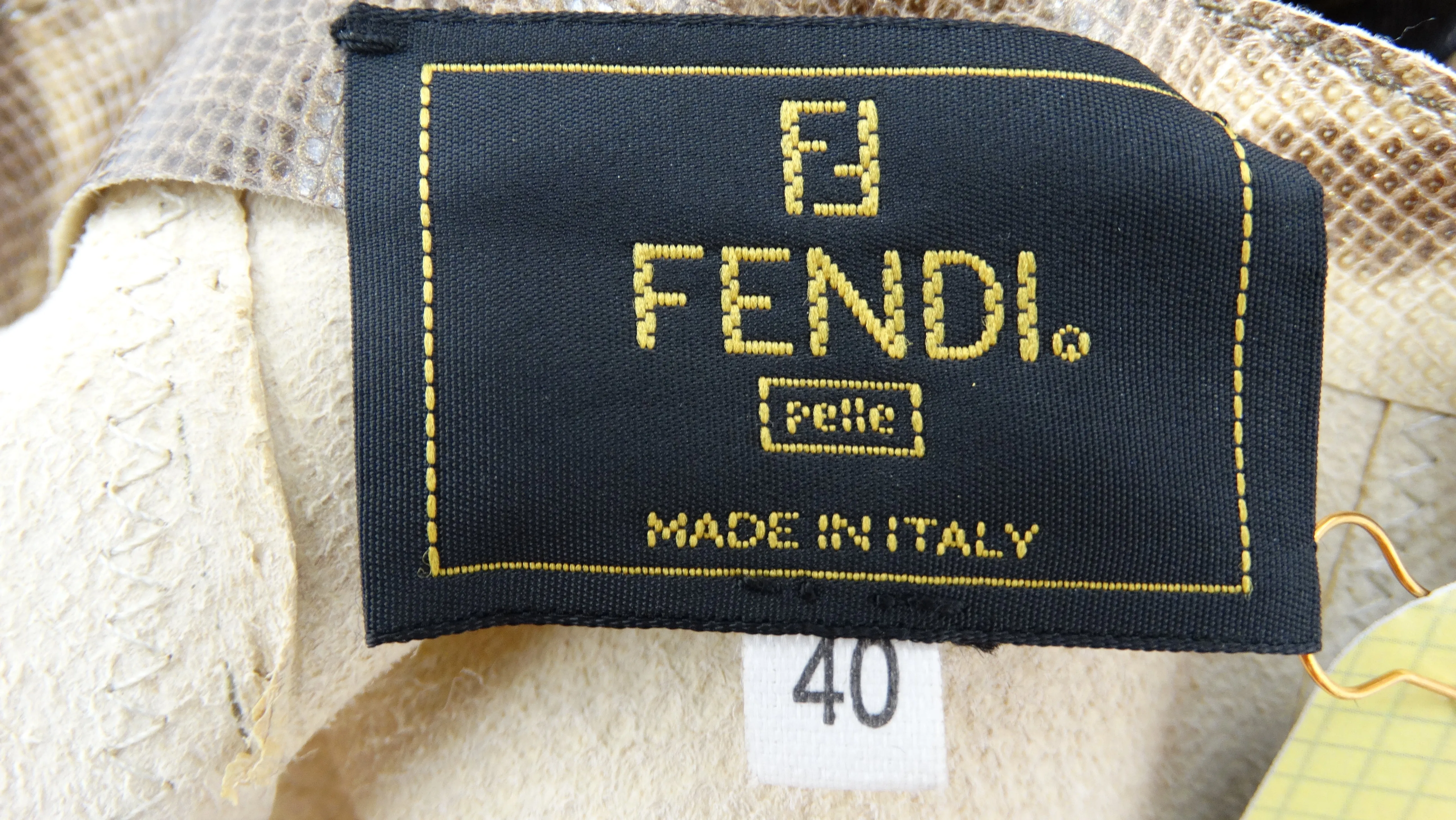 Fendi Python Mesh Dress