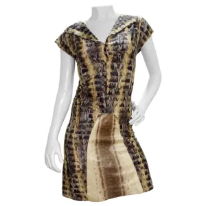 Fendi Python Mesh Dress