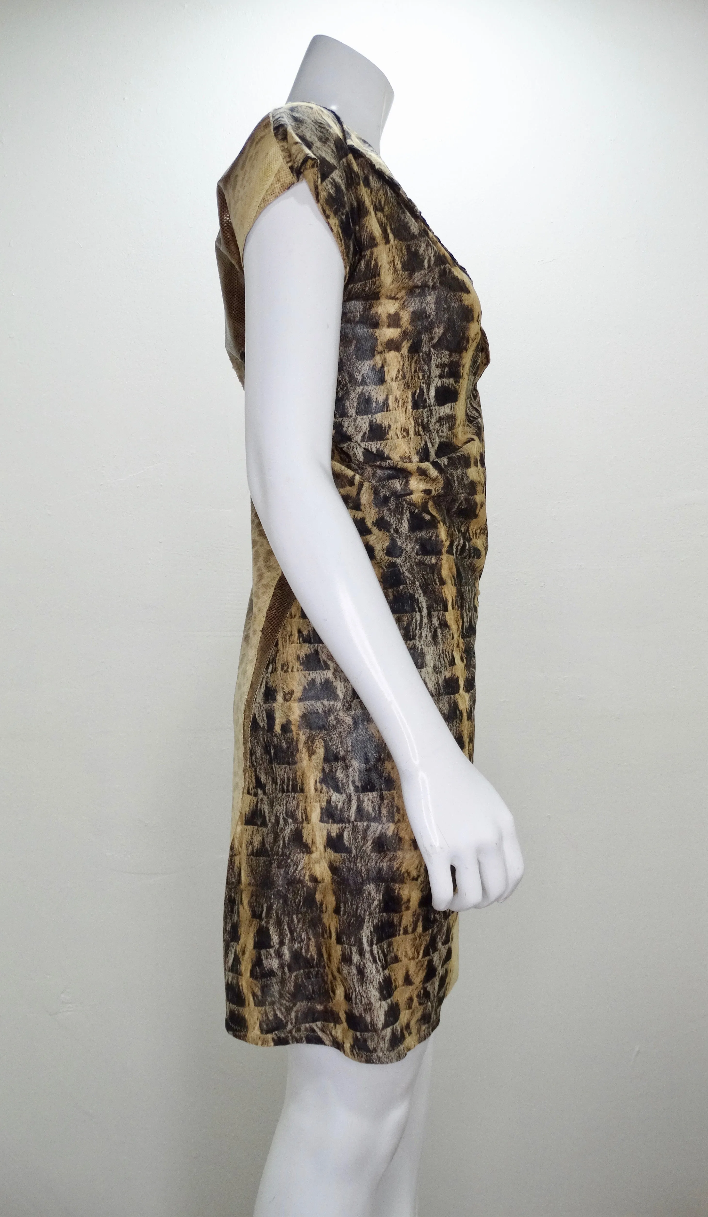 Fendi Python Mesh Dress