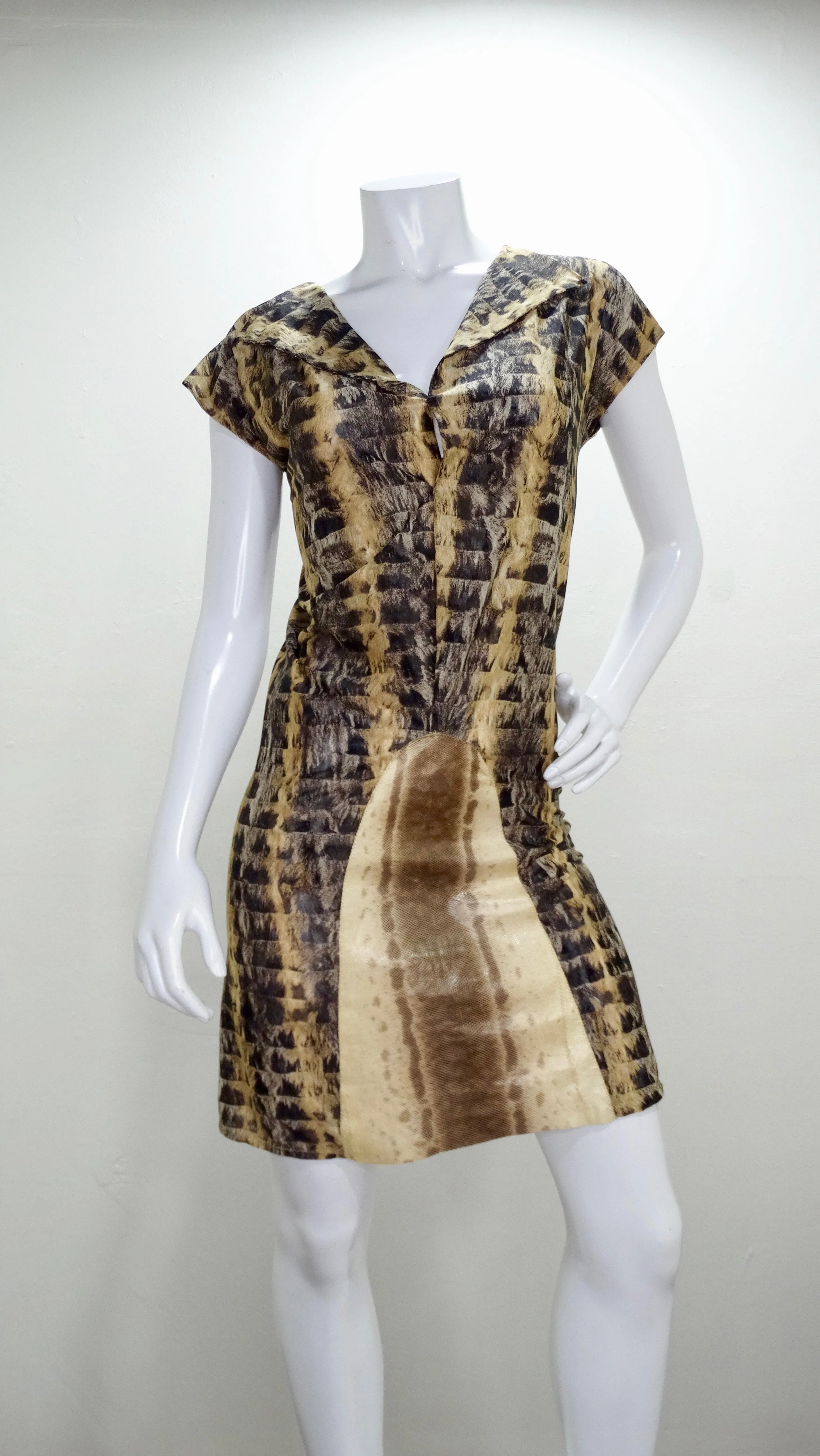 Fendi Python Mesh Dress