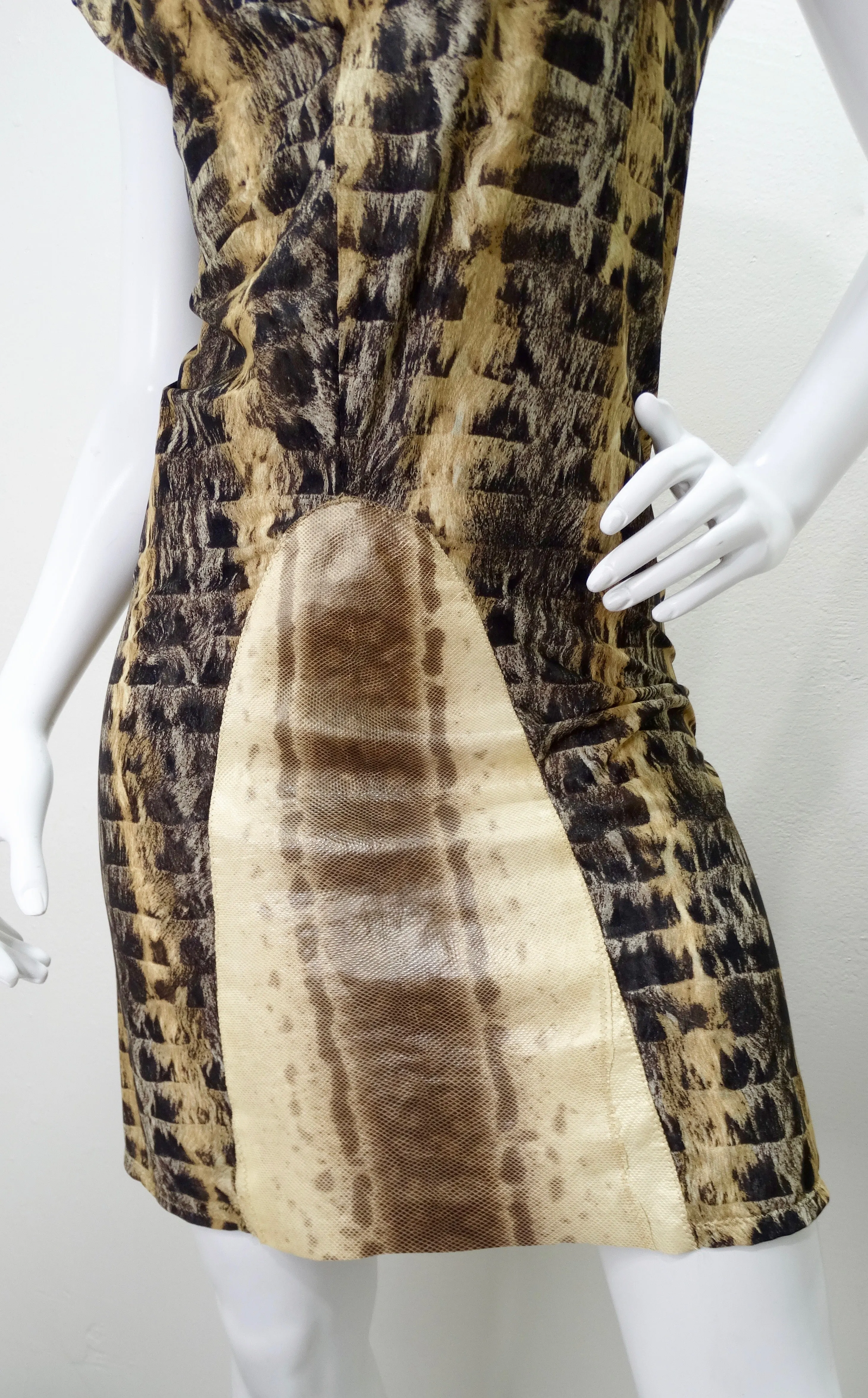 Fendi Python Mesh Dress
