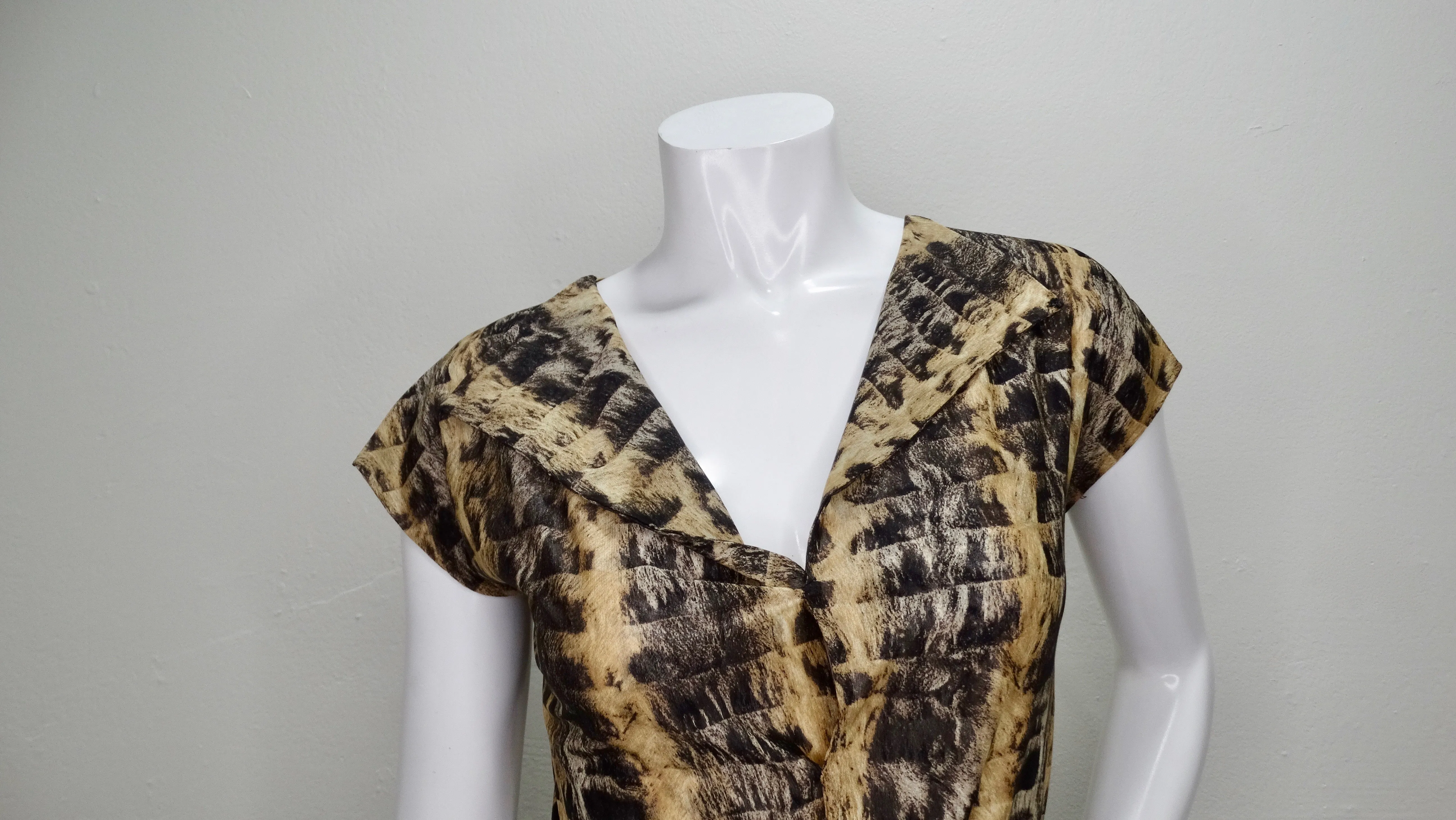 Fendi Python Mesh Dress