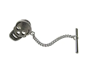 Flat Skull Pendant Tie Tack