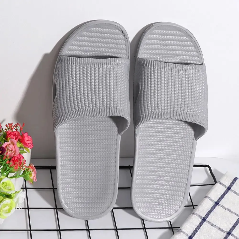 Flat Soft Shower Bathroom Slippers Men's Flip-flops Women's Sandals Summer Shoes