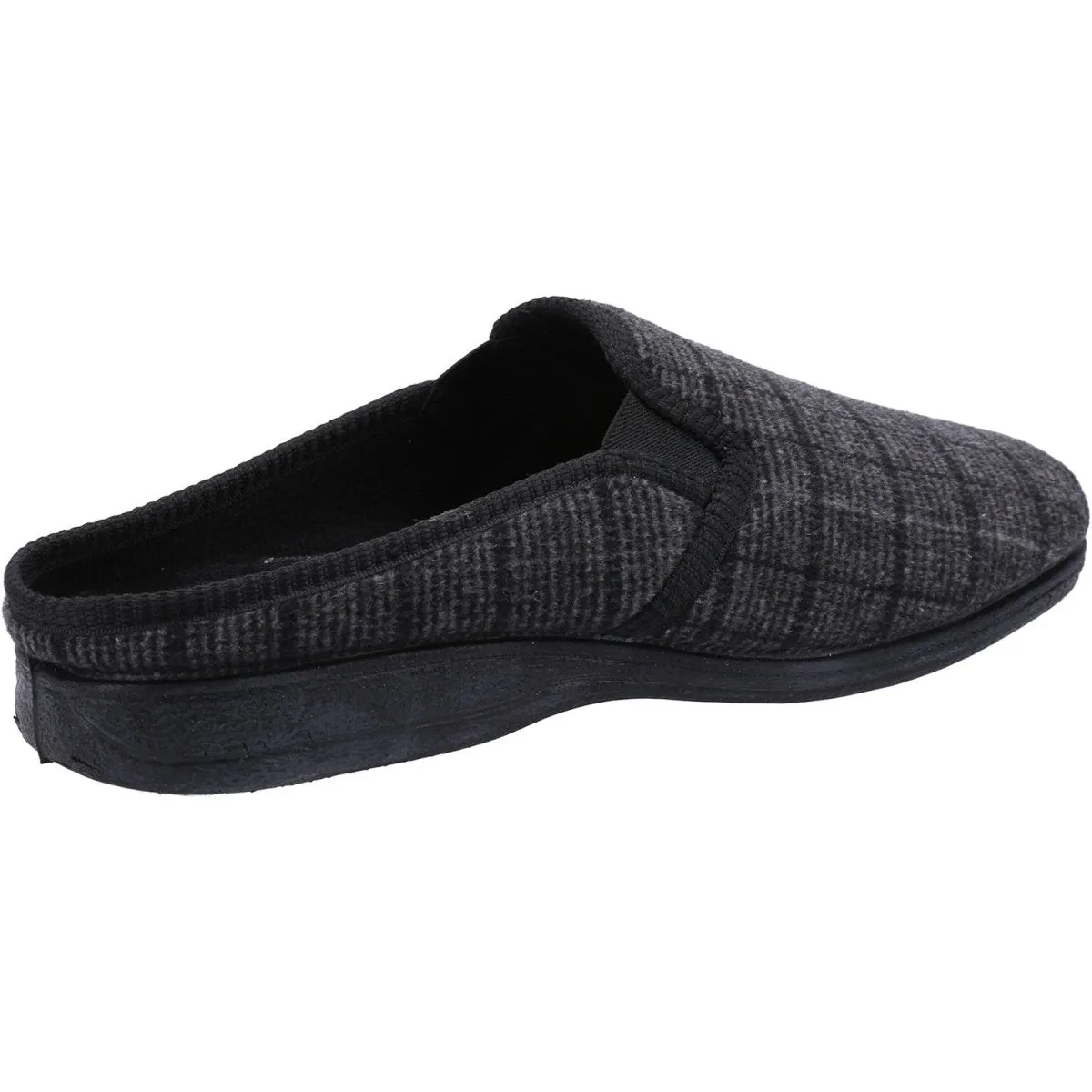 Fleet & Foster Neal Mens Chequered Mule Slippers