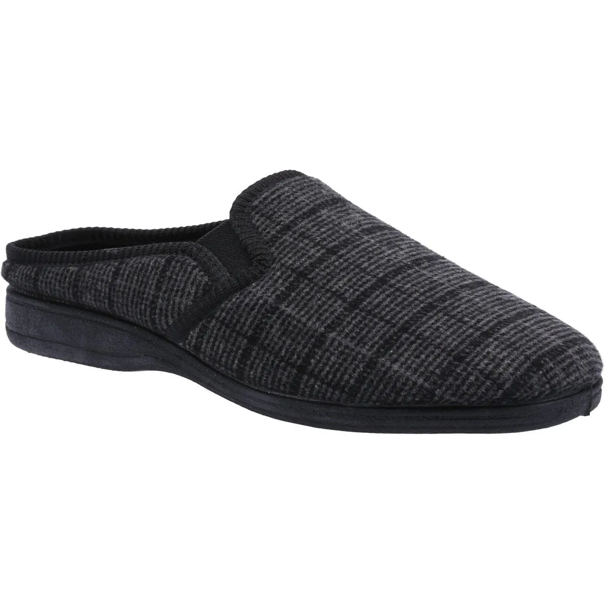 Fleet & Foster Neal Mens Chequered Mule Slippers