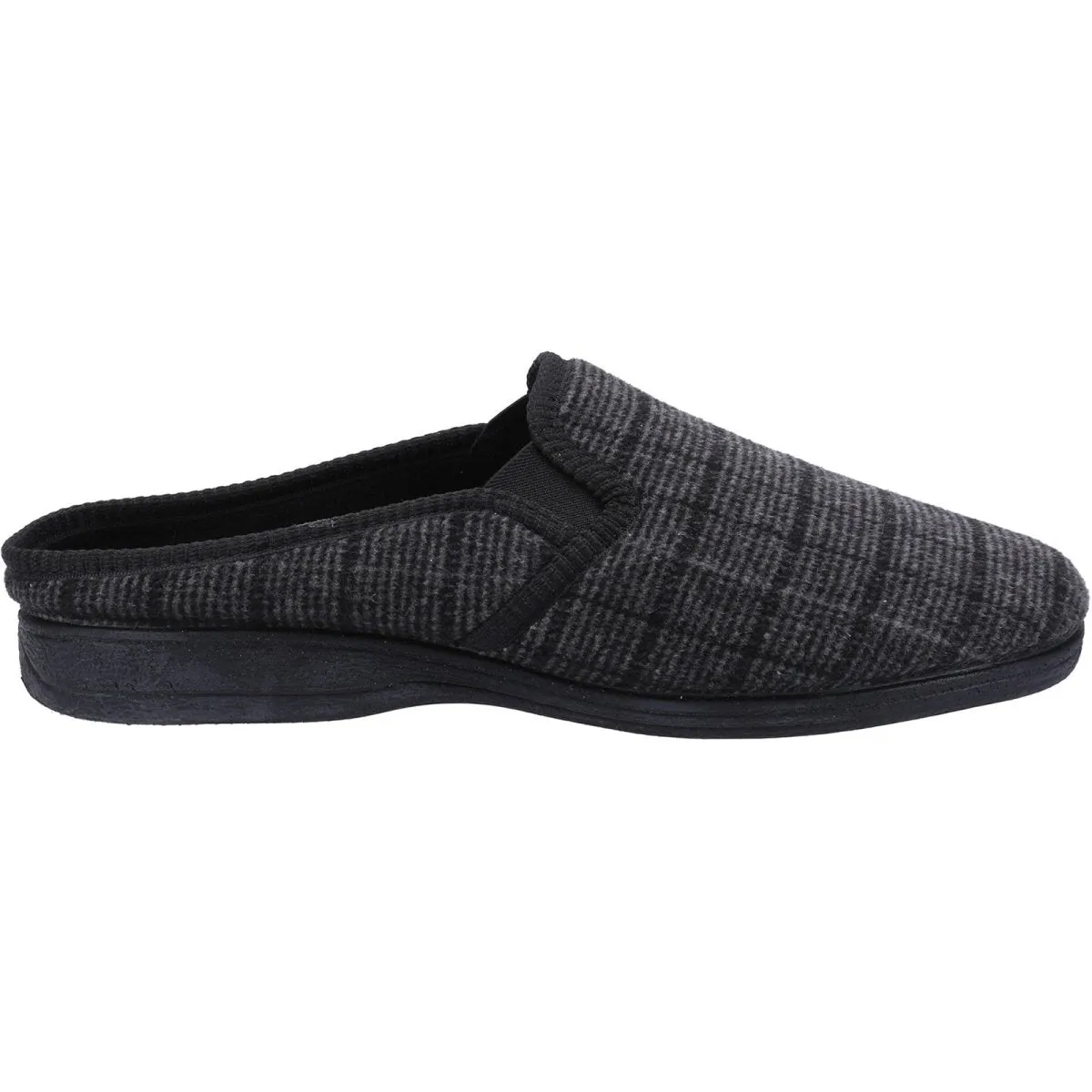 Fleet & Foster Neal Mens Chequered Mule Slippers