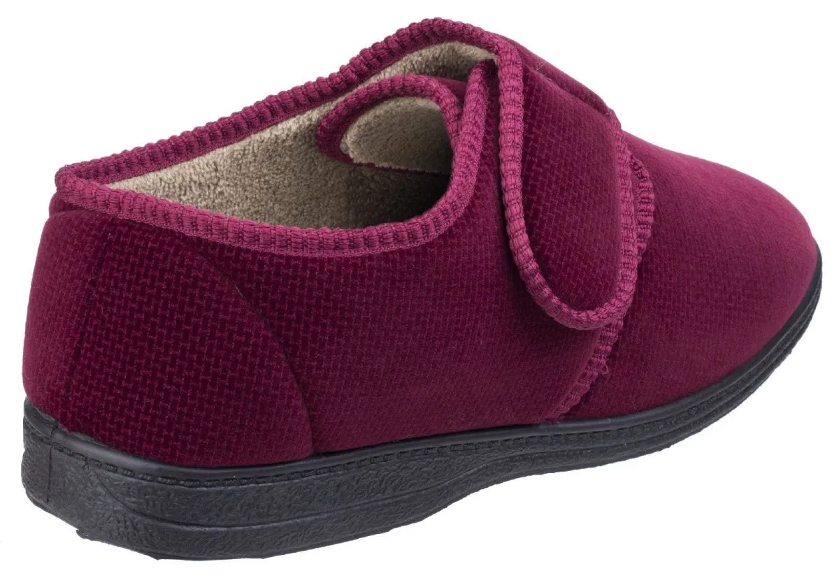 Fleet & Foster Sam Touch Fastening Mens Slippers