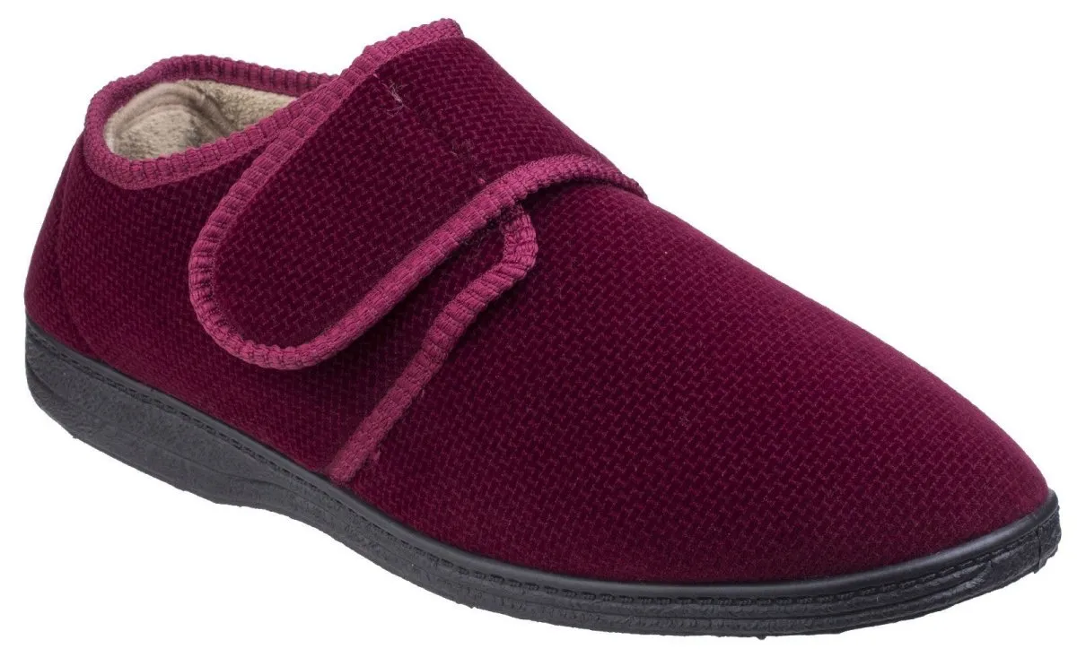 Fleet & Foster Sam Touch Fastening Mens Slippers