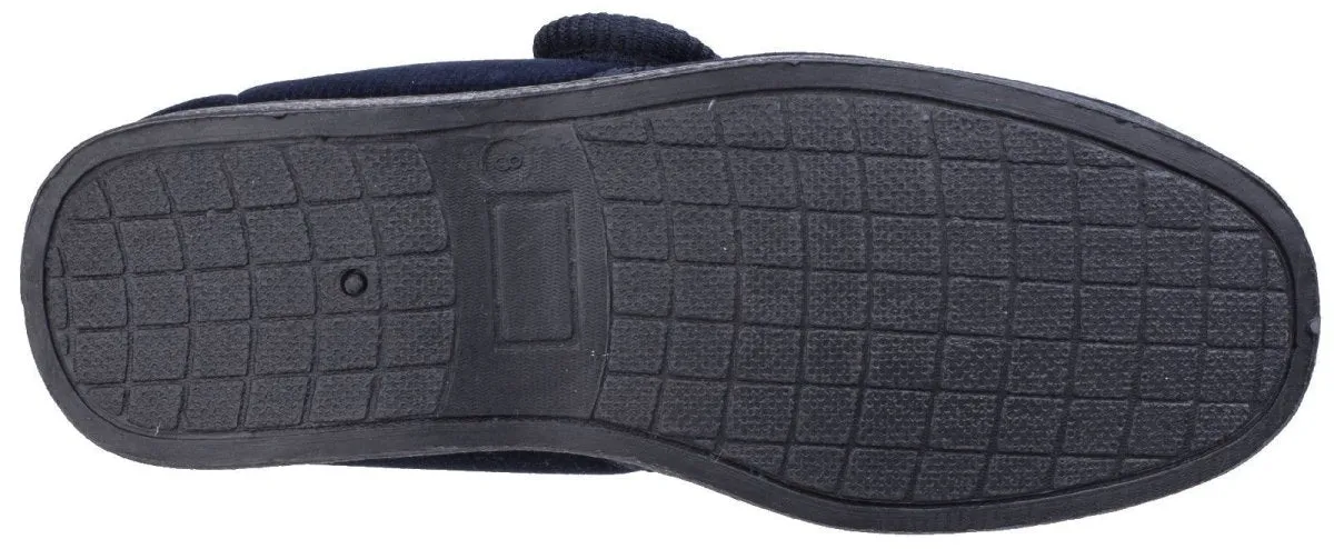 Fleet & Foster Sam Touch Fastening Mens Slippers