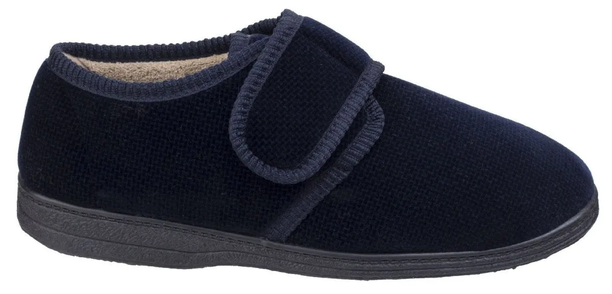Fleet & Foster Sam Touch Fastening Mens Slippers