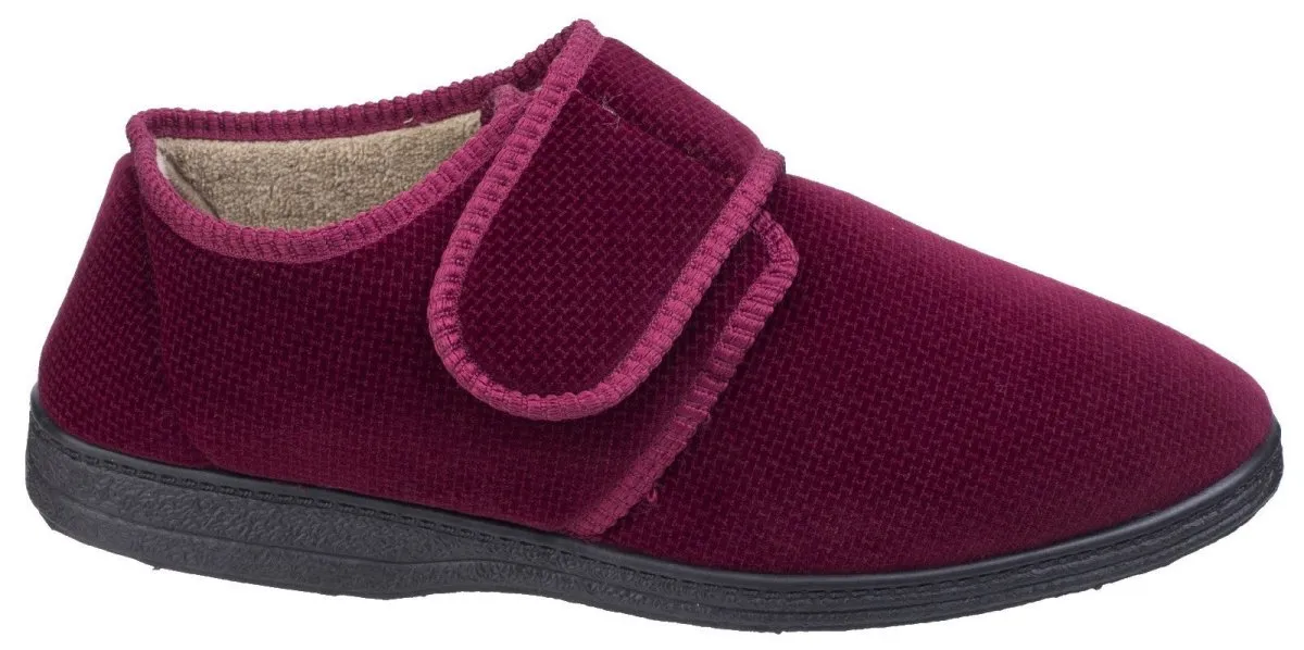 Fleet & Foster Sam Touch Fastening Mens Slippers