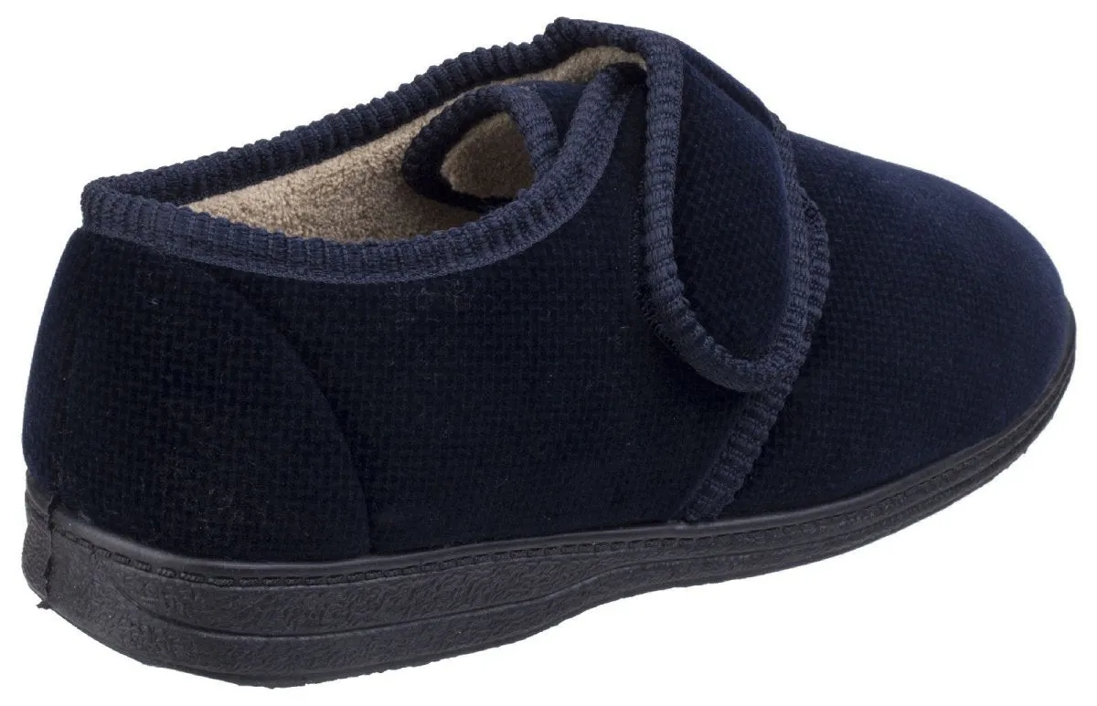 Fleet & Foster Sam Touch Fastening Mens Slippers
