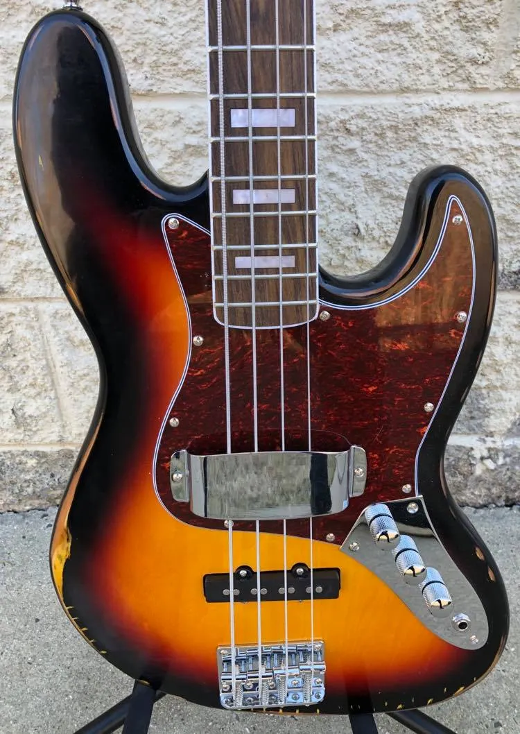 GAMMA [SOLD] Custom J21-04, Beta Model, Road-Worn, Relic'd 3-Tone Burst