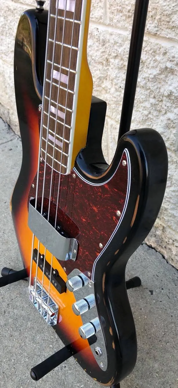 GAMMA [SOLD] Custom J21-04, Beta Model, Road-Worn, Relic'd 3-Tone Burst