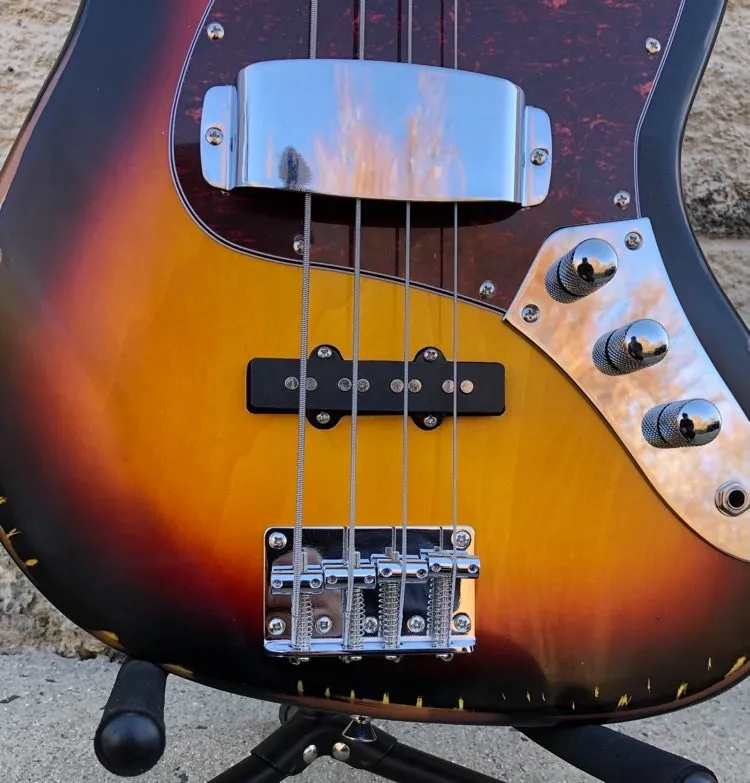 GAMMA [SOLD] Custom J21-04, Beta Model, Road-Worn, Relic'd 3-Tone Burst