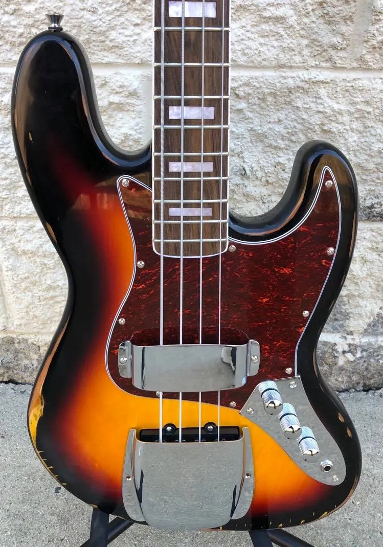 GAMMA [SOLD] Custom J21-04, Beta Model, Road-Worn, Relic'd 3-Tone Burst