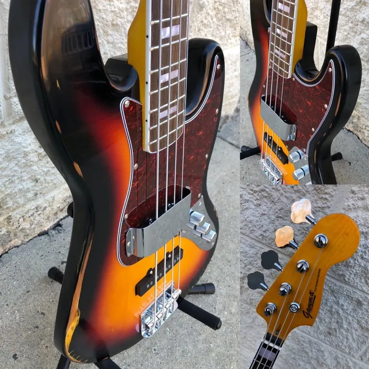 GAMMA [SOLD] Custom J21-04, Beta Model, Road-Worn, Relic'd 3-Tone Burst