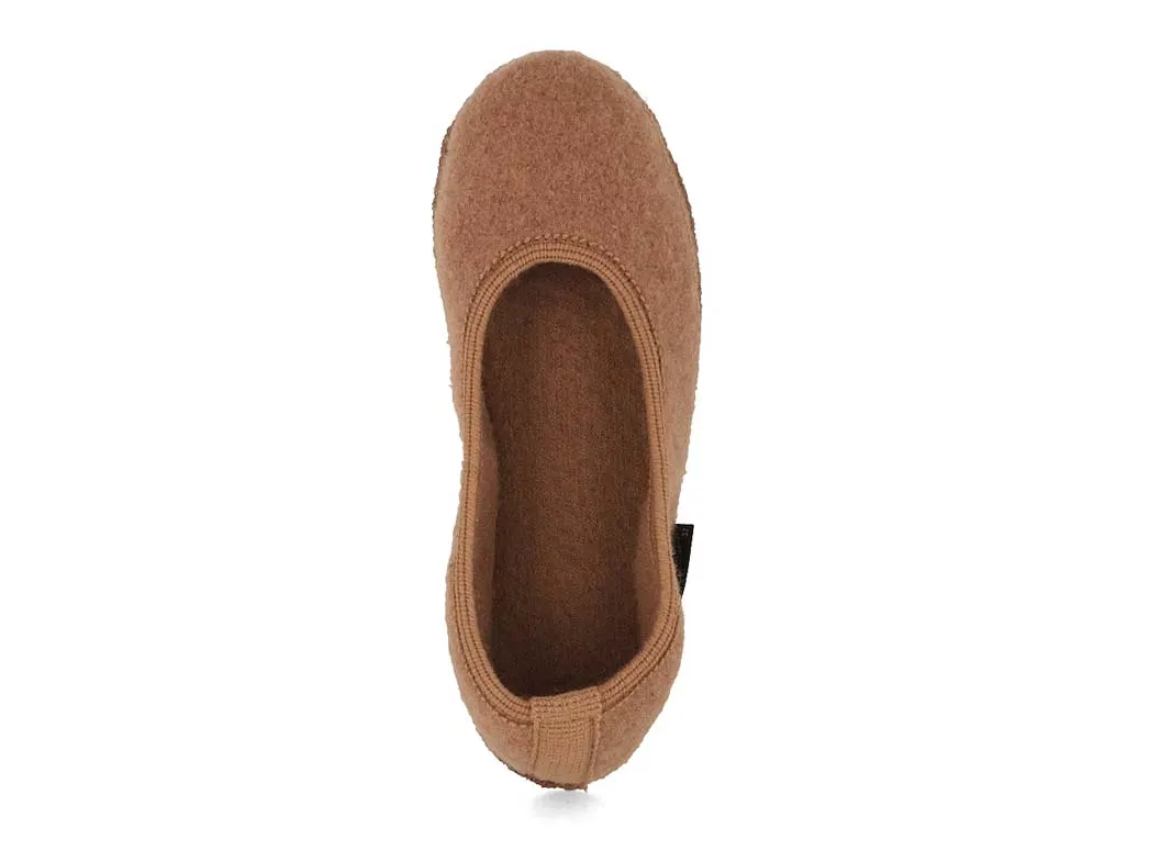 HAFLINGER Women Felt Ballerina 'Marina', camel
