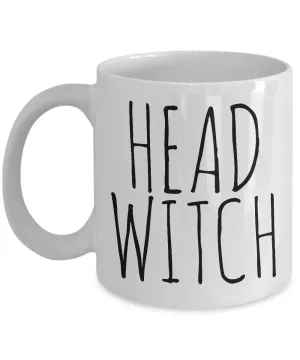 Head Witch Cauldron Mug Funny Halloween Ceramic Coffee Cup Gifts for Witches