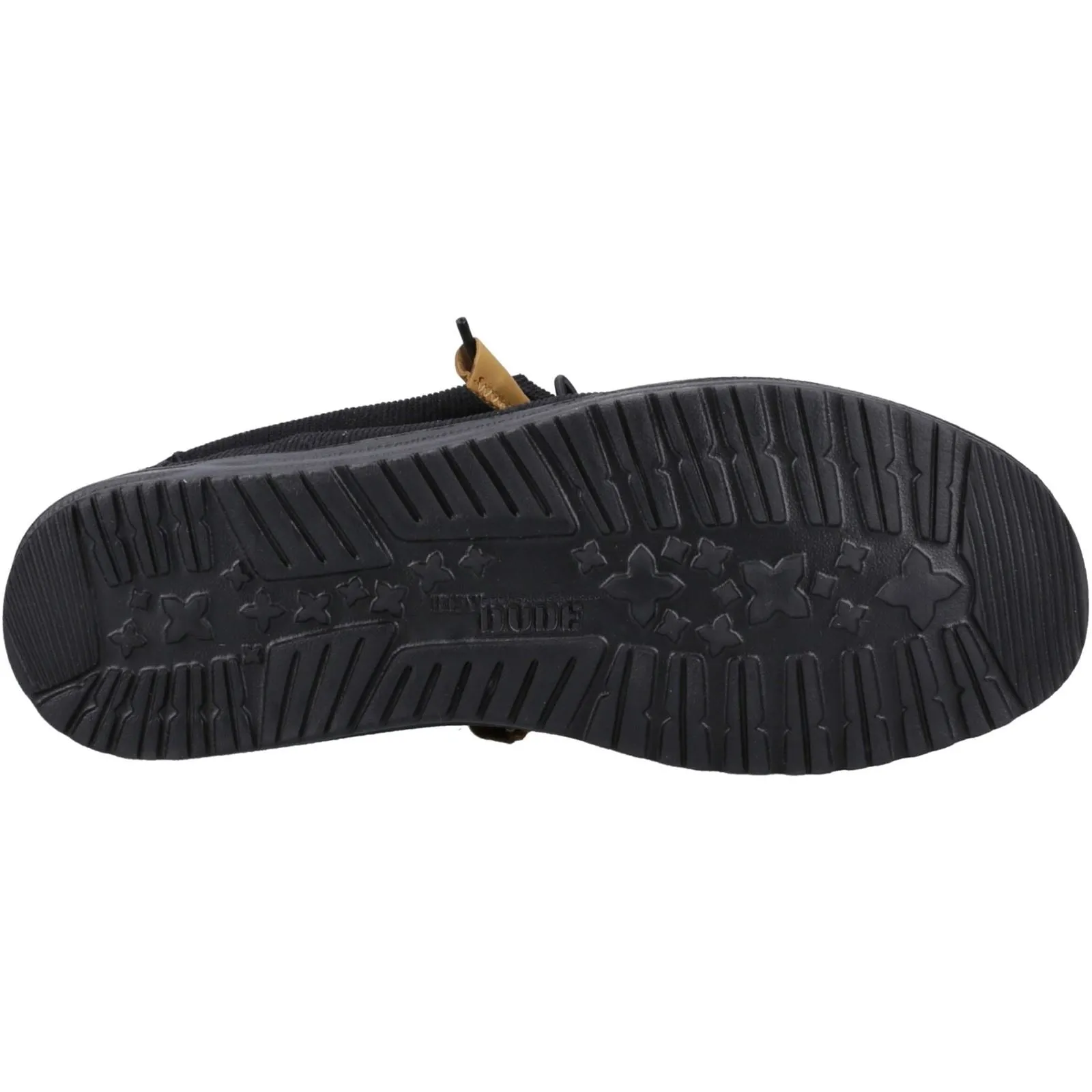 Heydude 40163 Wally Corduroy Klassische Slipper für Herren, Schwarz