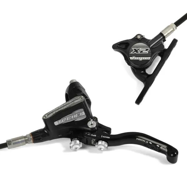 Hope Tech 3 X2 Brake Left Hand Flat Mount Black