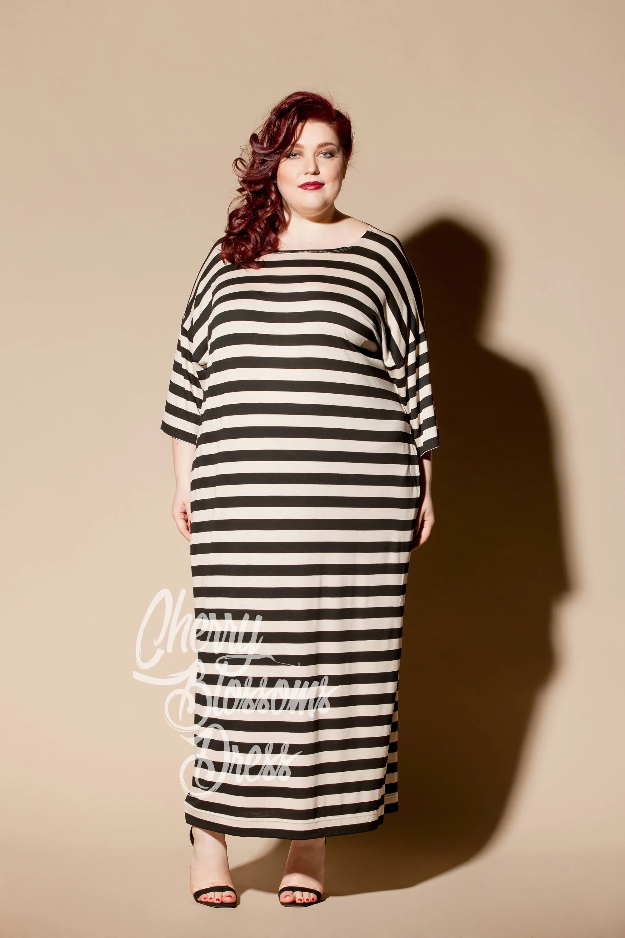 Horizontal Stripe Valentine Dress, 054.261