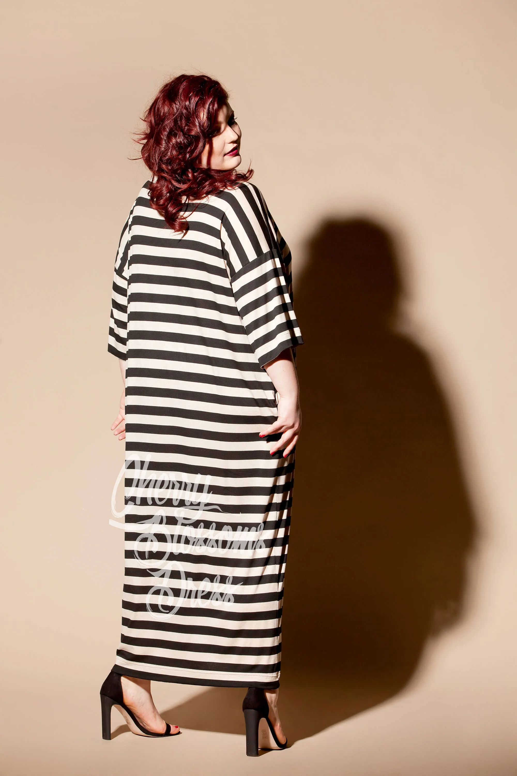 Horizontal Stripe Valentine Dress, 054.261