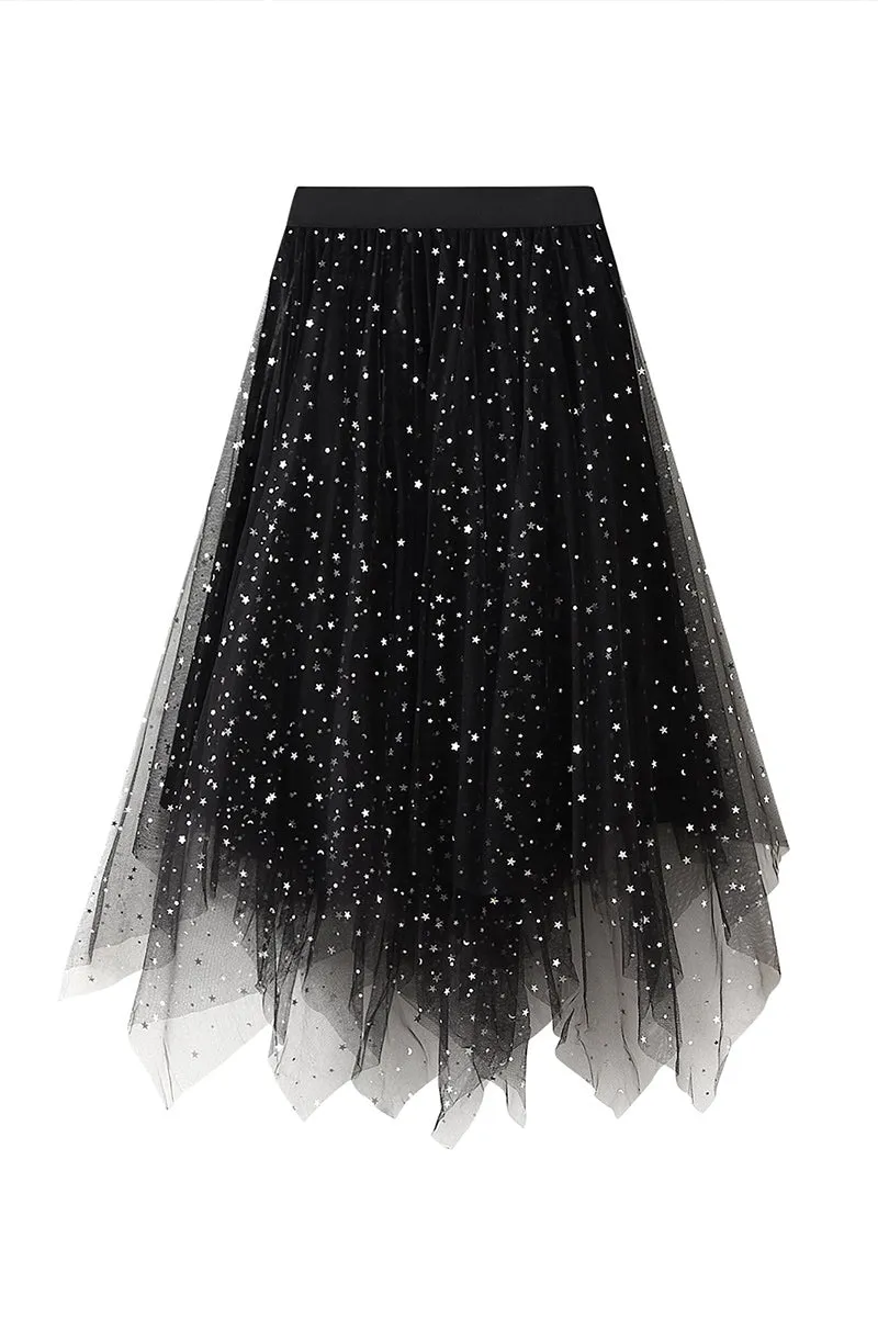 HQR1326 Stardust Tulle Skirt