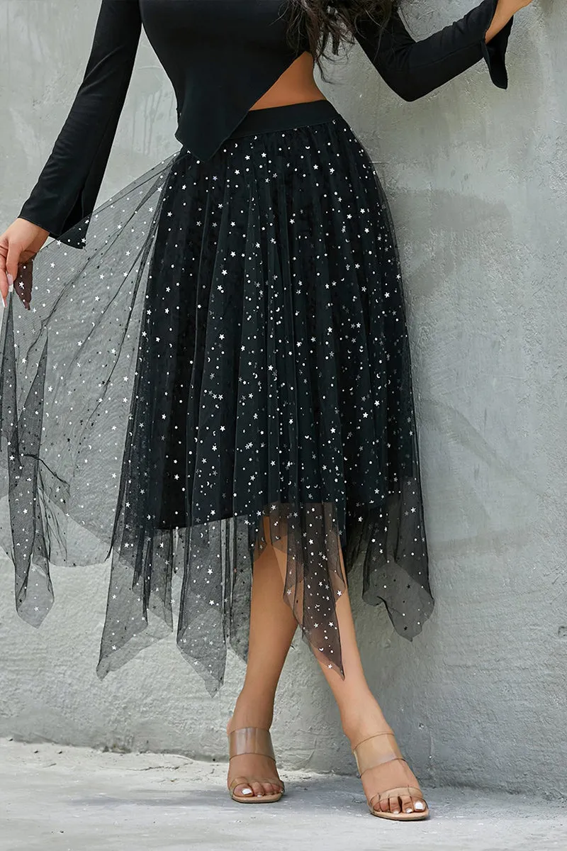 HQR1326 Stardust Tulle Skirt