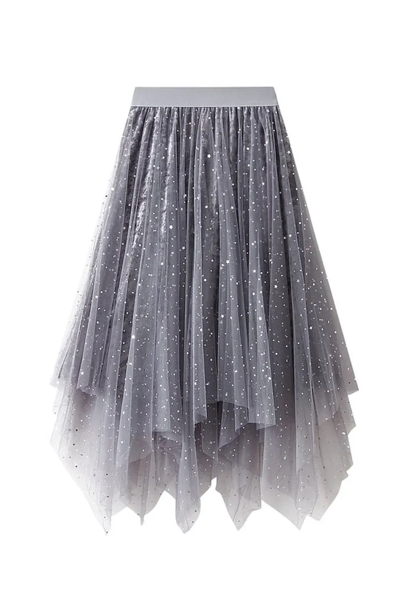 HQR1326 Stardust Tulle Skirt