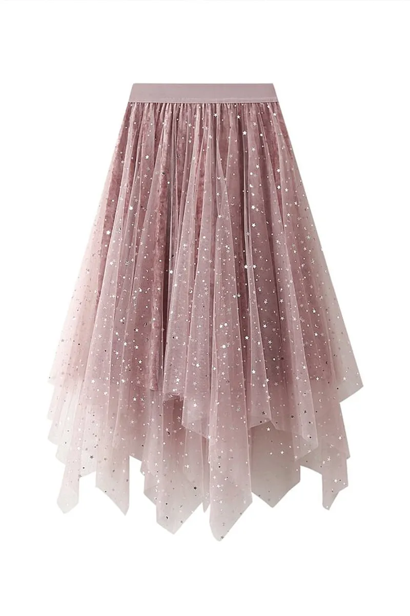 HQR1326 Stardust Tulle Skirt
