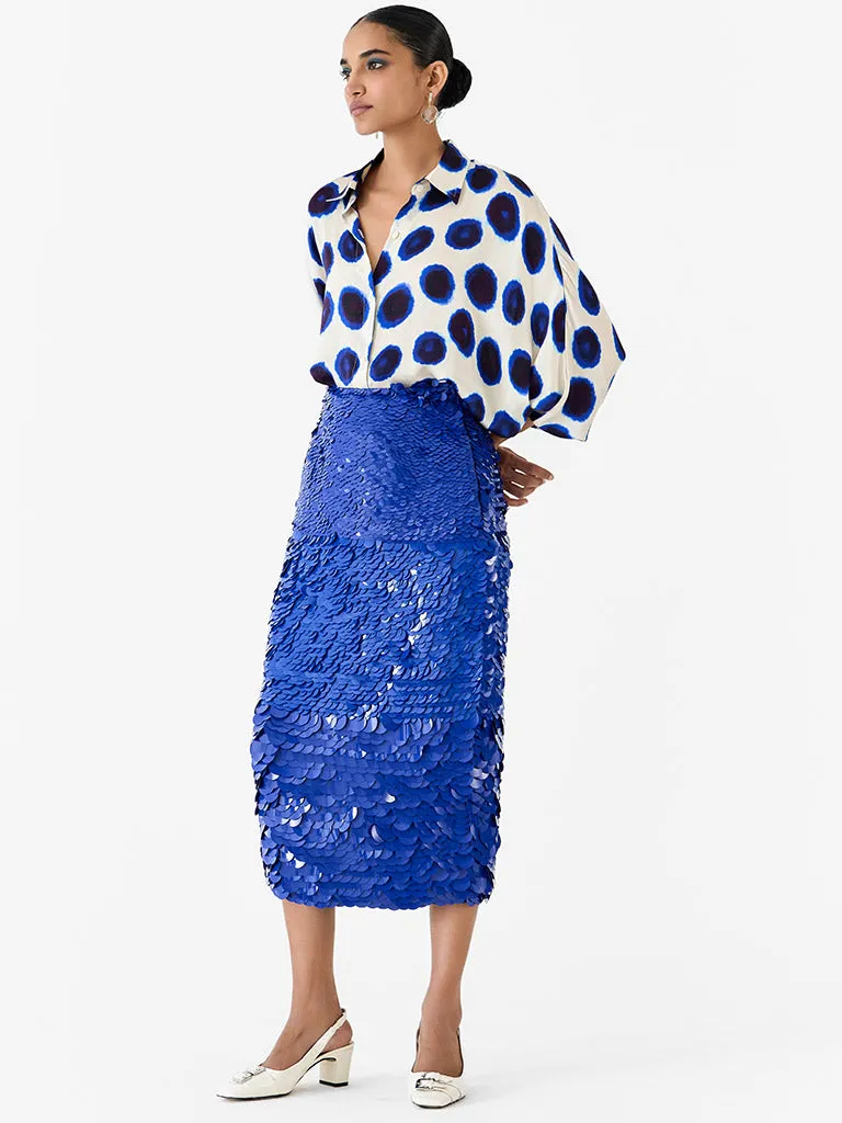 Indigo Batwing Shirt