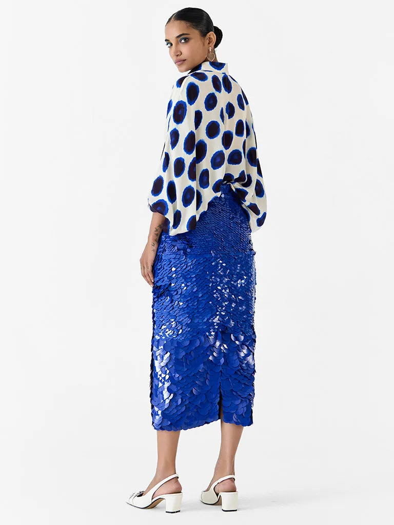 Indigo Batwing Shirt