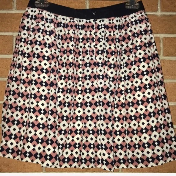 👄J. CREW👄 SILK DIAMOND TILE SKIRT👄