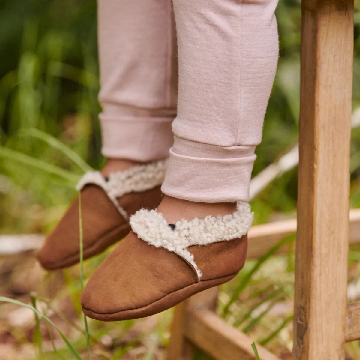Lambskin Booties | Cinnamon