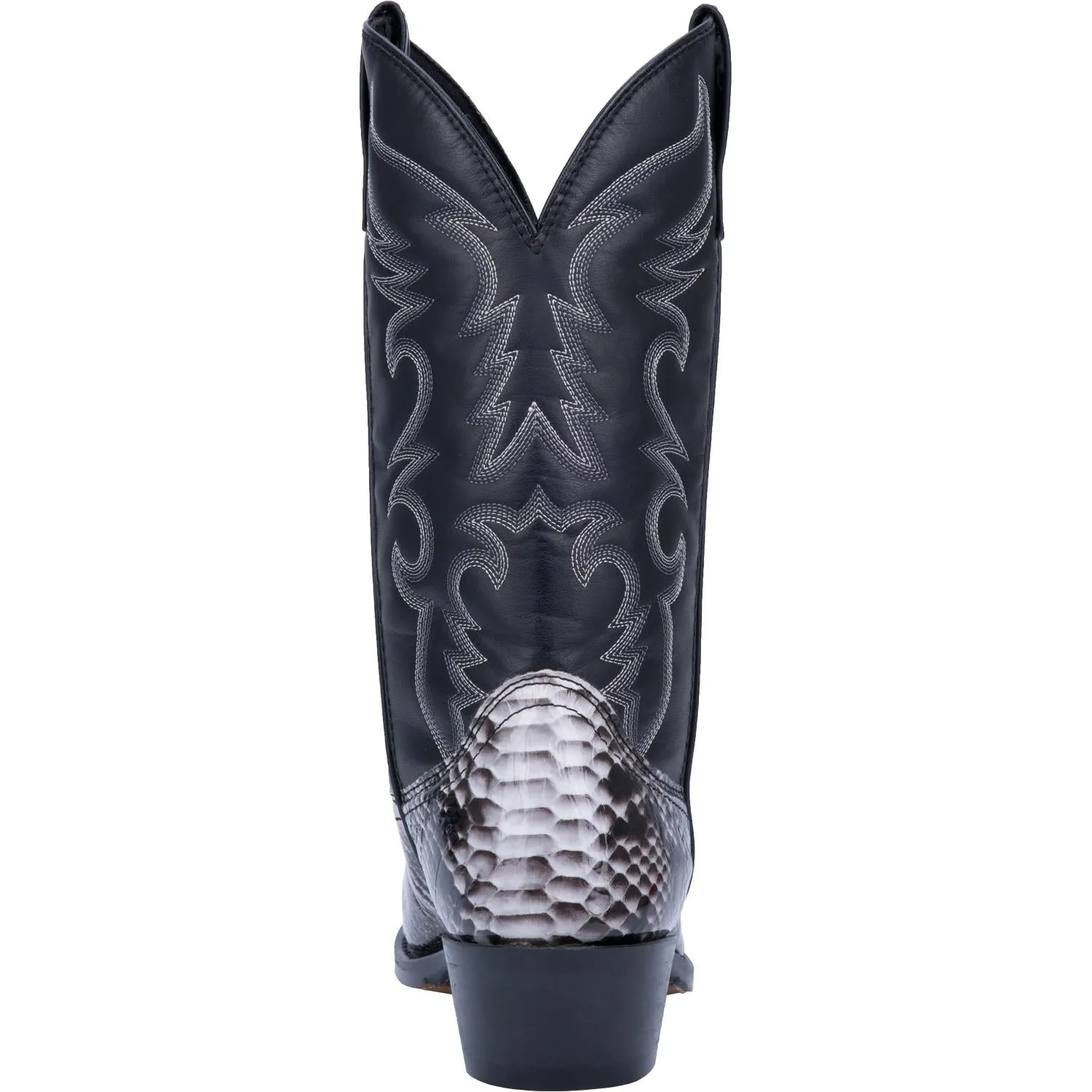 Laredo Men's Monty Black/White Manmade Boot 68067