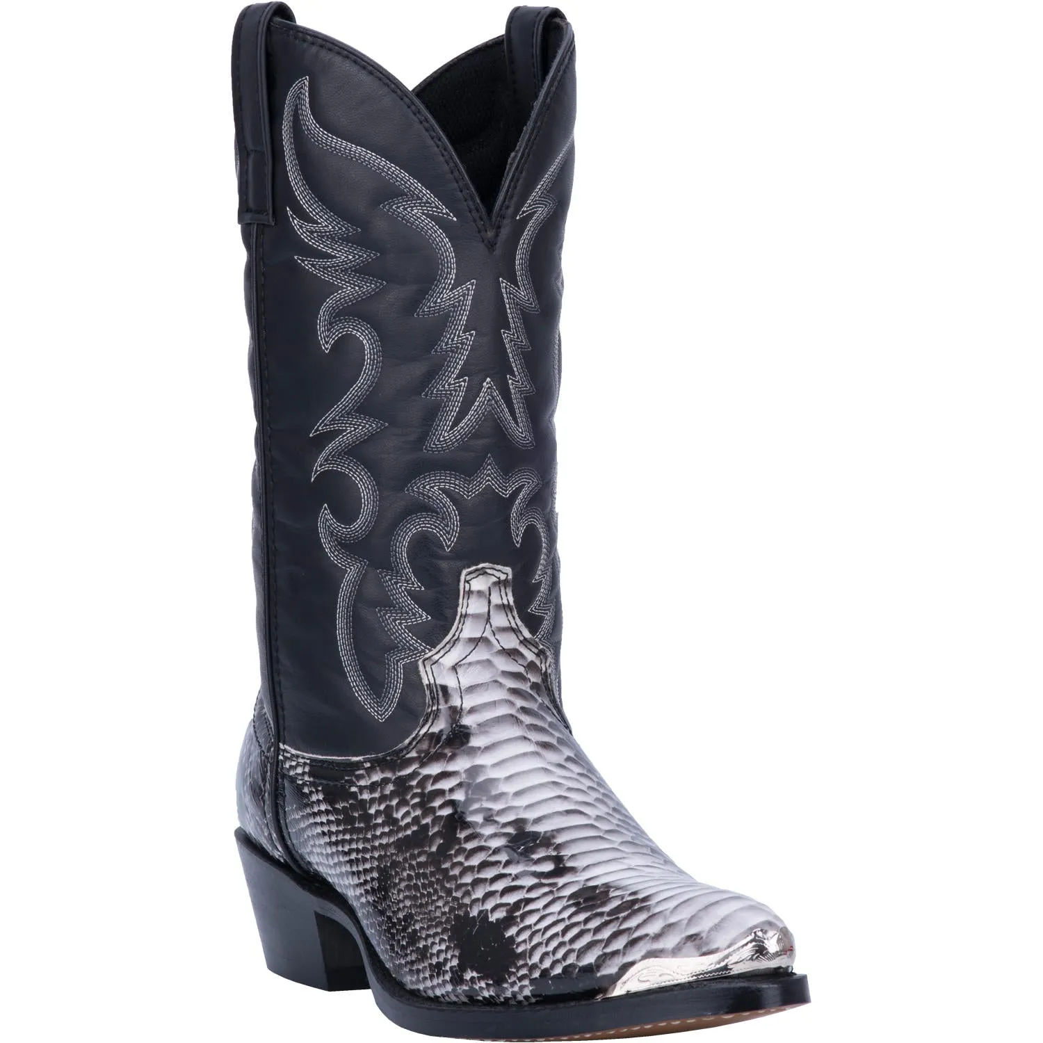 Laredo Men's Monty Black/White Manmade Boot 68067