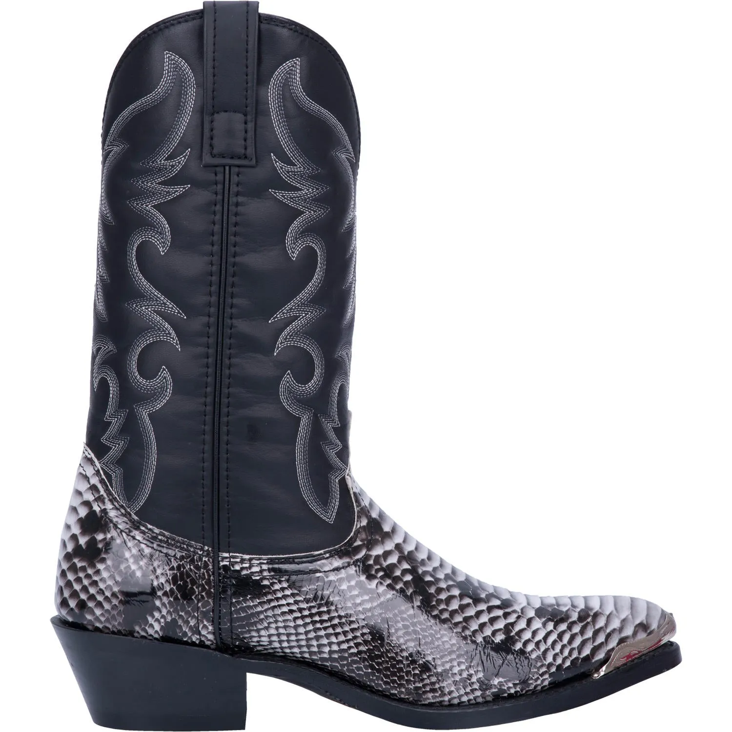 Laredo Men's Monty Black/White Manmade Boot 68067