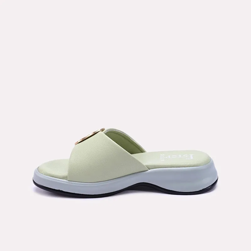 Light Green Soft Casual Slippers 0413084
