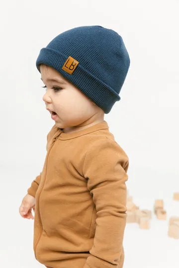 Little Bipsy Knit Beanie - Night Fall