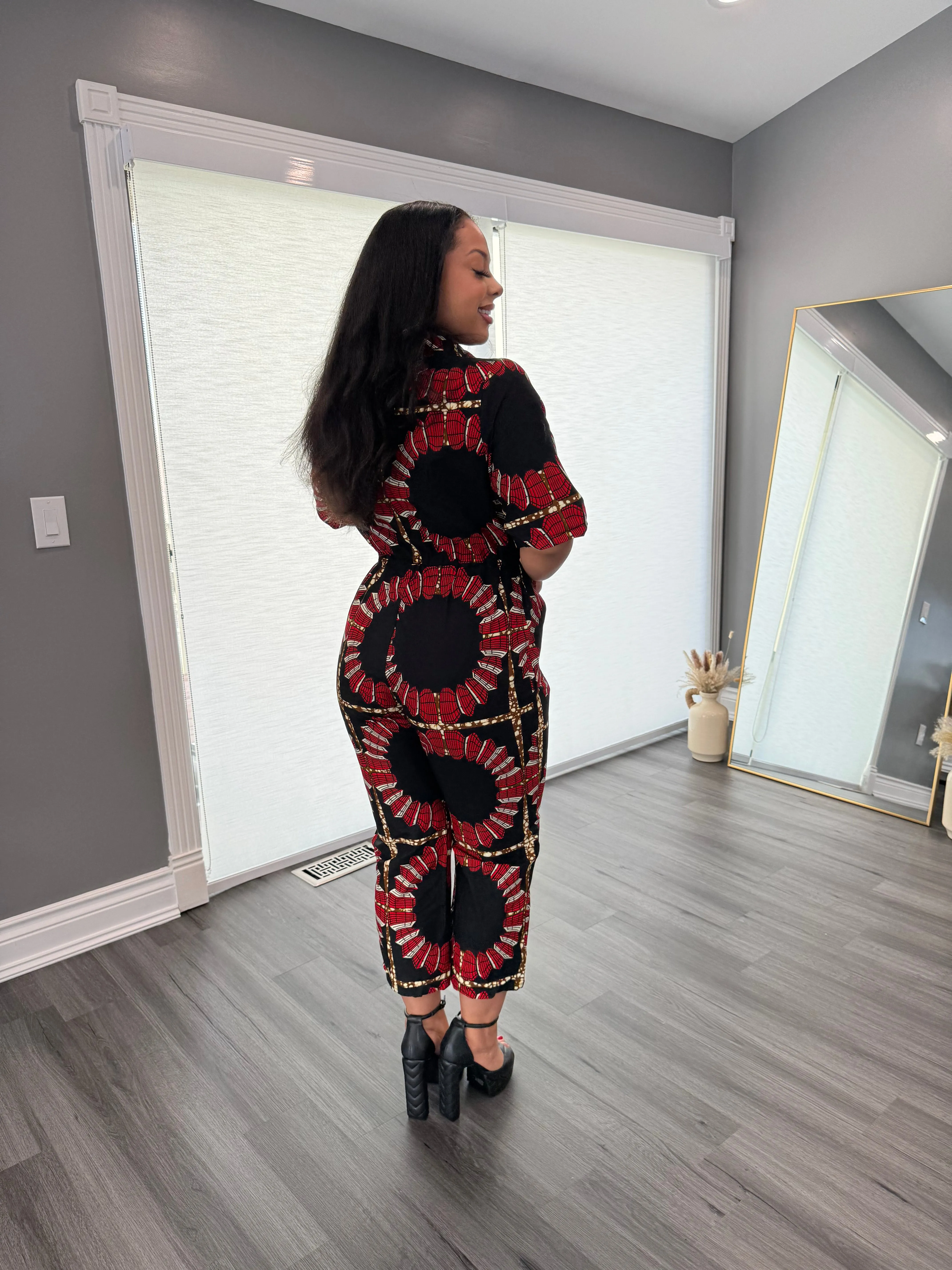 Mansa African Print Jumpsuit